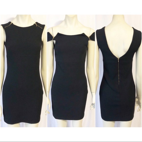 Zara Dresses & Skirts - Zara Small Black Convertible Strap Bodycon Dress